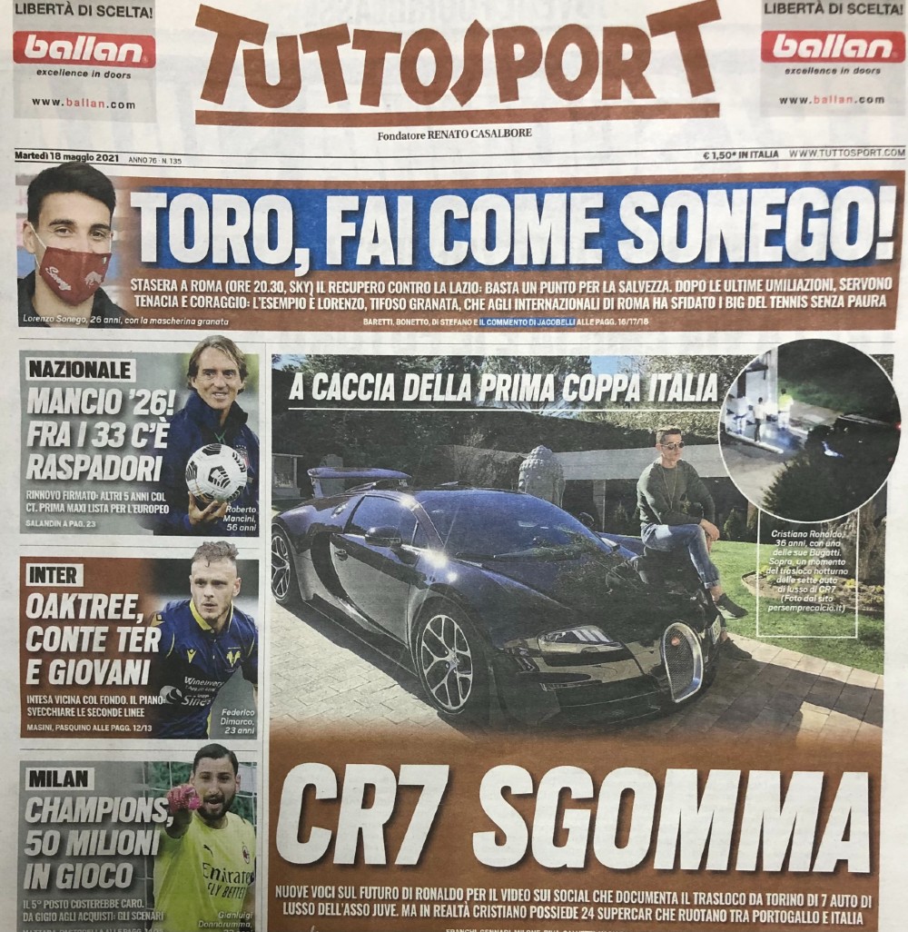 Ronaldove mašine glavna priča u Torinu